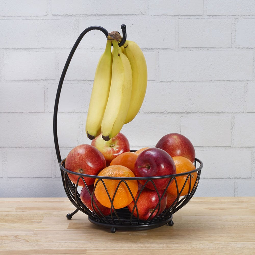 Dahlia Fruit Storage Basket With Banana Hook