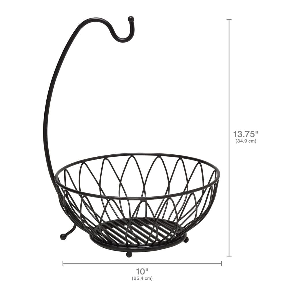 Dahlia Fruit Storage Basket With Banana Hook