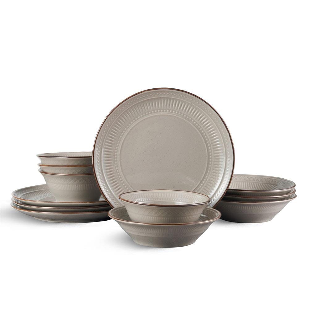 Easton 12 Piece Dinnerware Set, Service For 4