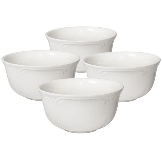 Filigree Set Of 4 Deep Soup Cereal Bowls