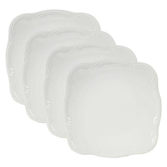 Filigree Set Of 4 Square Dinner Plates