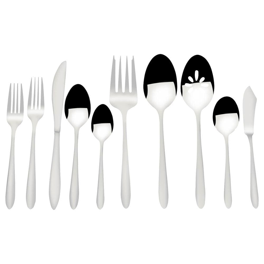 Finn 61 Piece Flatware Set, Service For 8