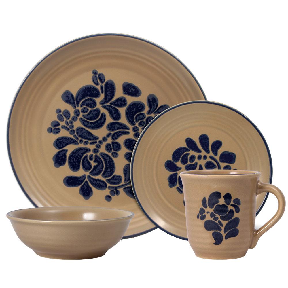 Folk Art Dinnerware Set