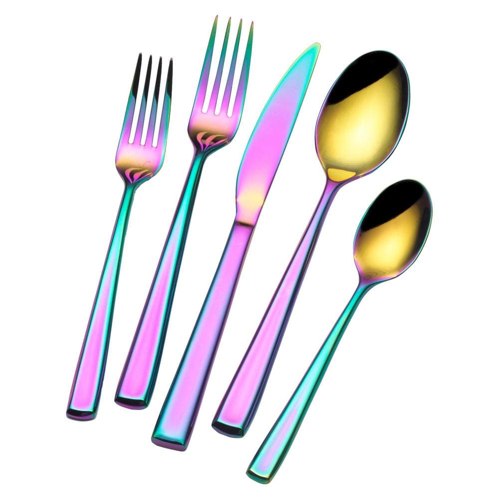 Forged Rainbow Dream 20 Piece Flatware Set, Service For 4