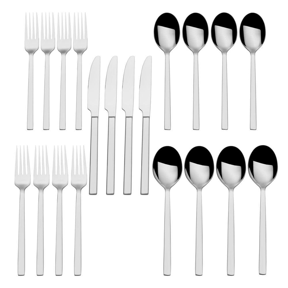 Forged Paros 20 Piece Flatware Set, Service For 4