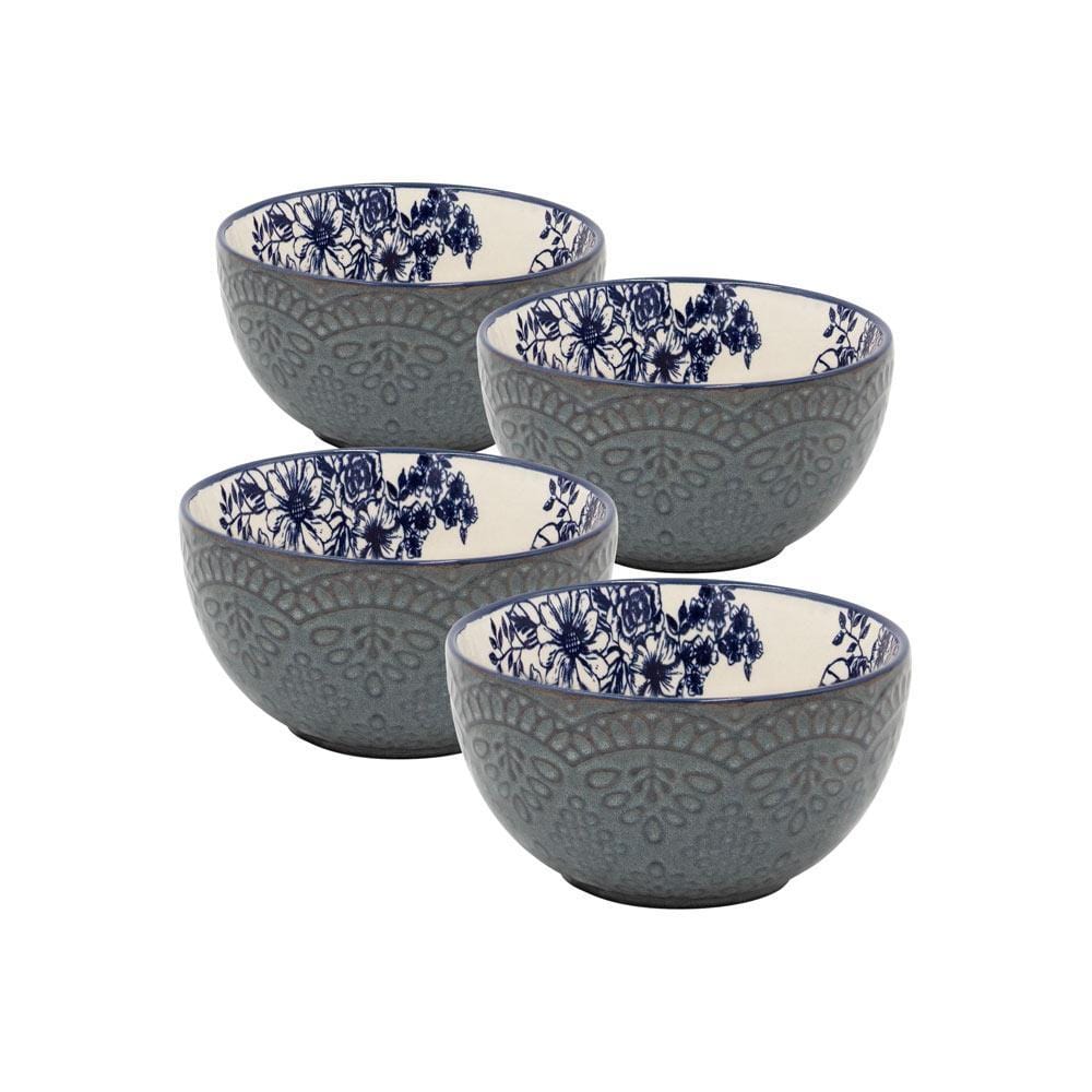 Gabriela Blue Set Of 4 Fruit Bowls