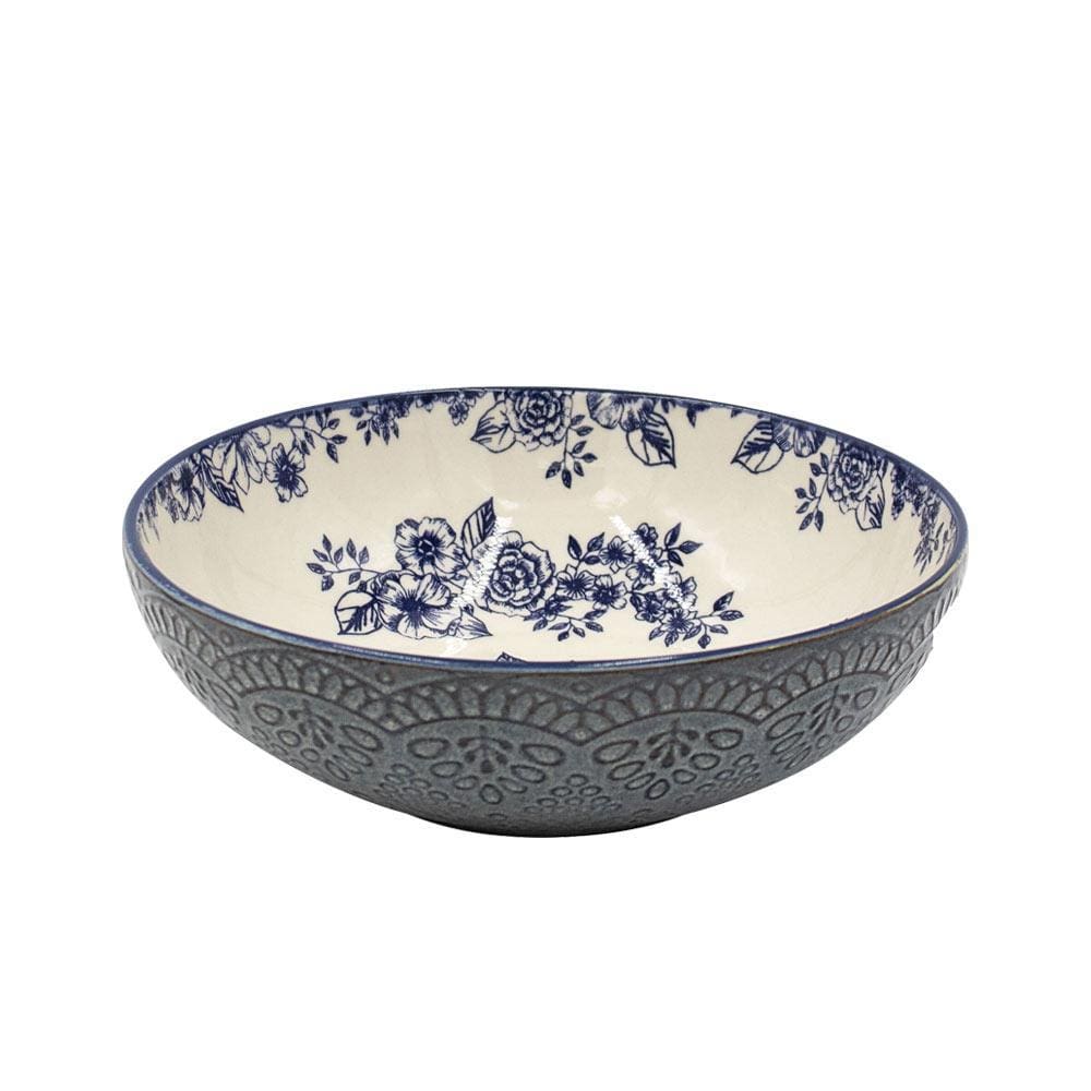 Gabriela Blue Set Of 4 Pasta Bowls