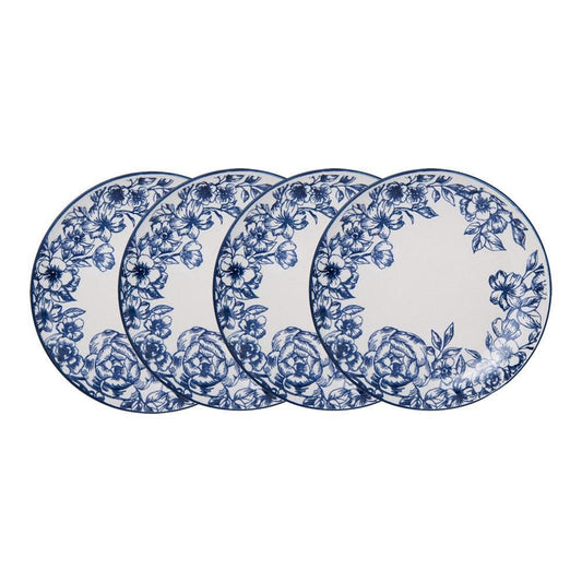 Gabriela Blue Set Of 4 Salad Plates