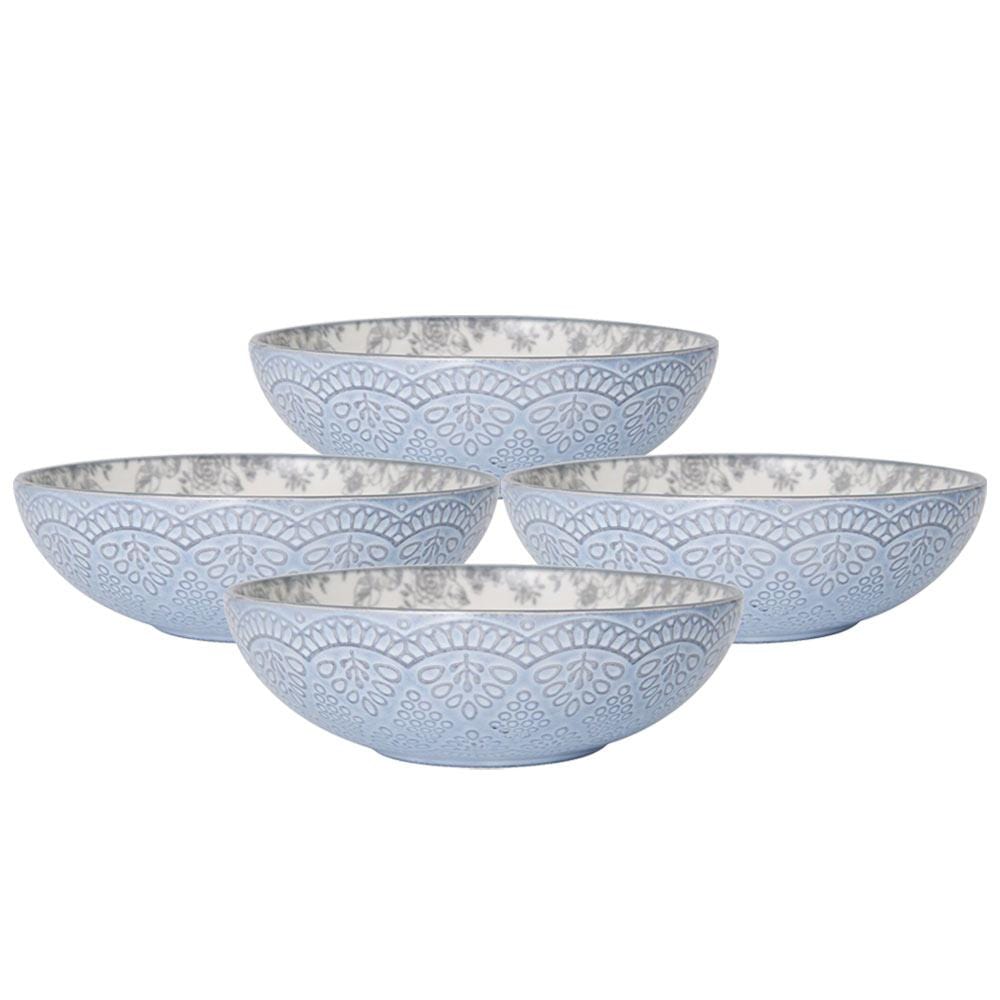 Gabriela Gray Set Of 4 Pasta Bowls