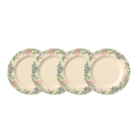 Garden Party Set Of 4 Dinner Plates