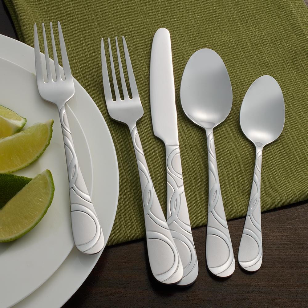 Garland Frost 53 Piece Flatware Set, Service For 8