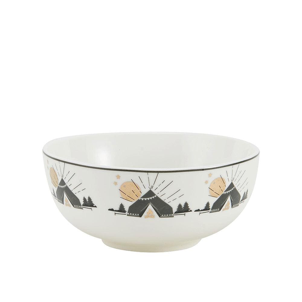 Happy Campers Soup Cereal Bowl