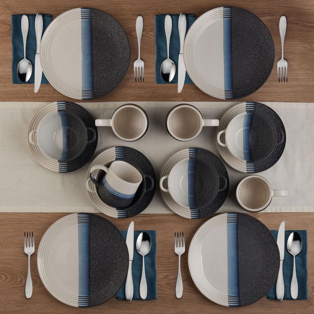 Jaxon 16 Piece Dinnerware Set, Service For 4