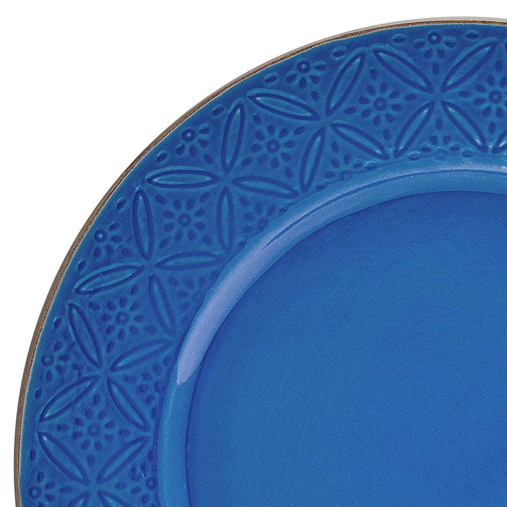 Kori Blue 12 Piece Dinnerware Set, Service For 4