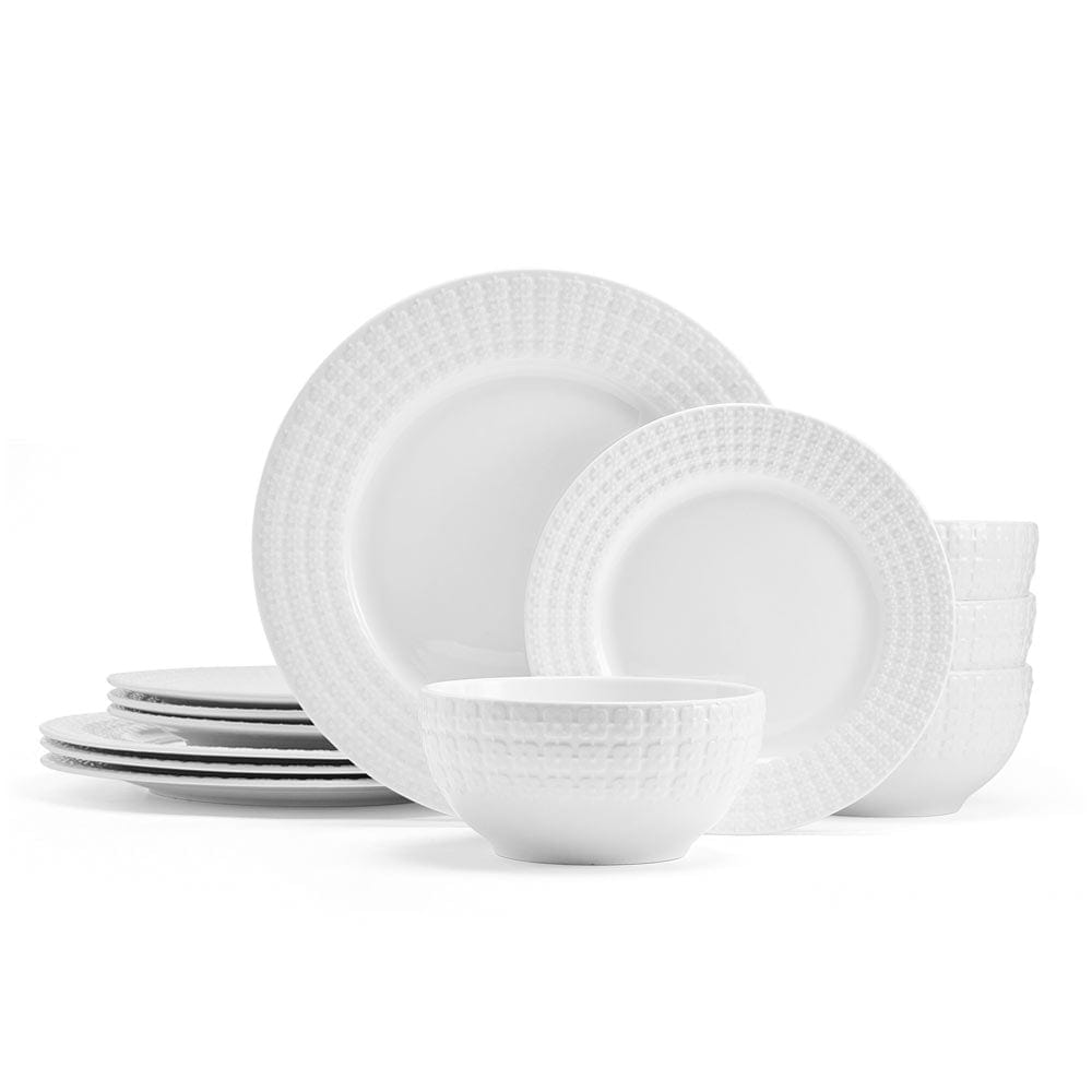 Lexi 12 Piece Dinnerware Set, Service For 4