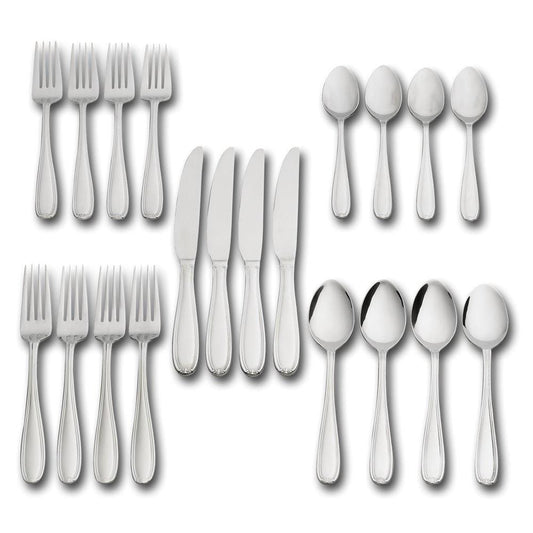 Linden 20 Piece Flatware Set, Service For 4