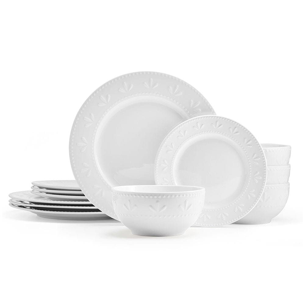 Maddy 12 Piece Dinnerware Set, Service For 4