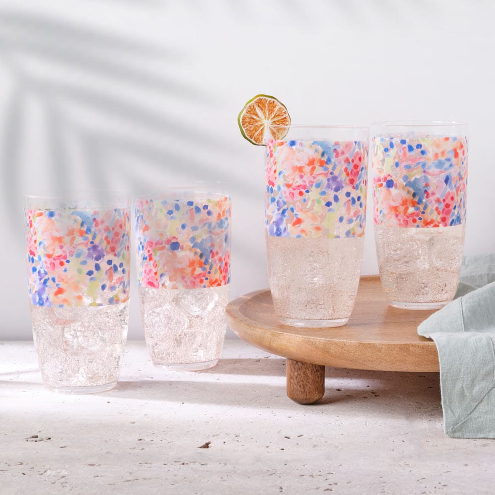 Merisella Set Of 4 Acrylic Tumblers