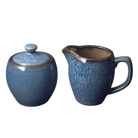 Monroe Blue Sugar And Creamer Set