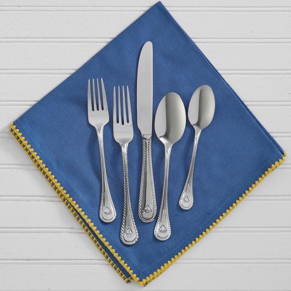 Nautical 20 Piece Flatware Set, Service For 4