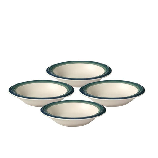 Ocean Breeze Set Of 4 Rim Soup Bowls