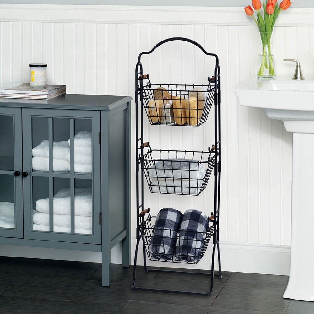 Pacific 3 Tier Adjustable Standing Storage Rack