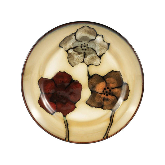 Painted Poppies Salad Plate