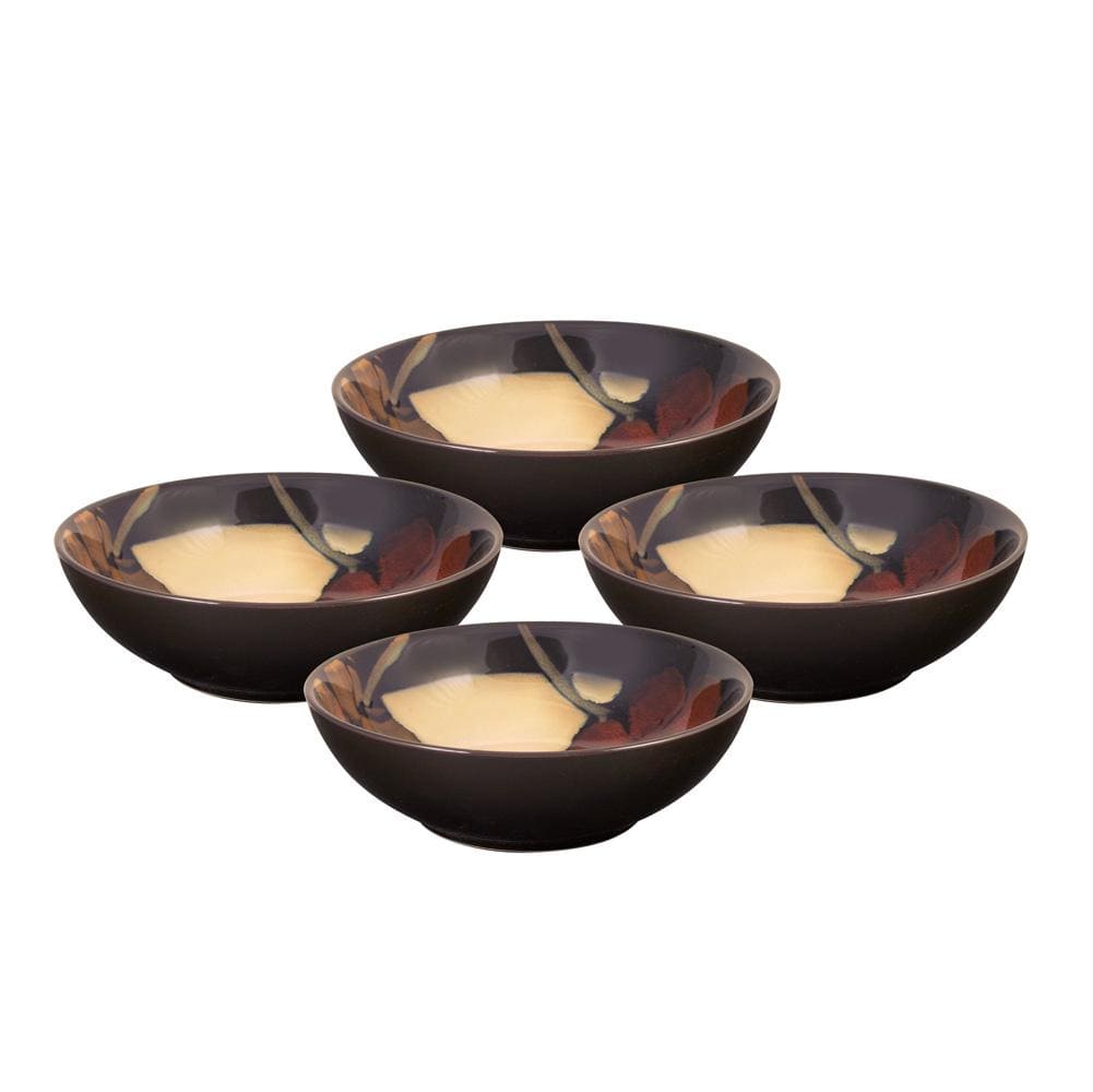 Painted Poppies Set Of 4 Individual Pasta Salad Bowls