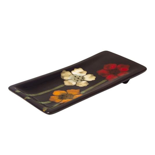 Painted Poppies Rectangular Spoon Rest