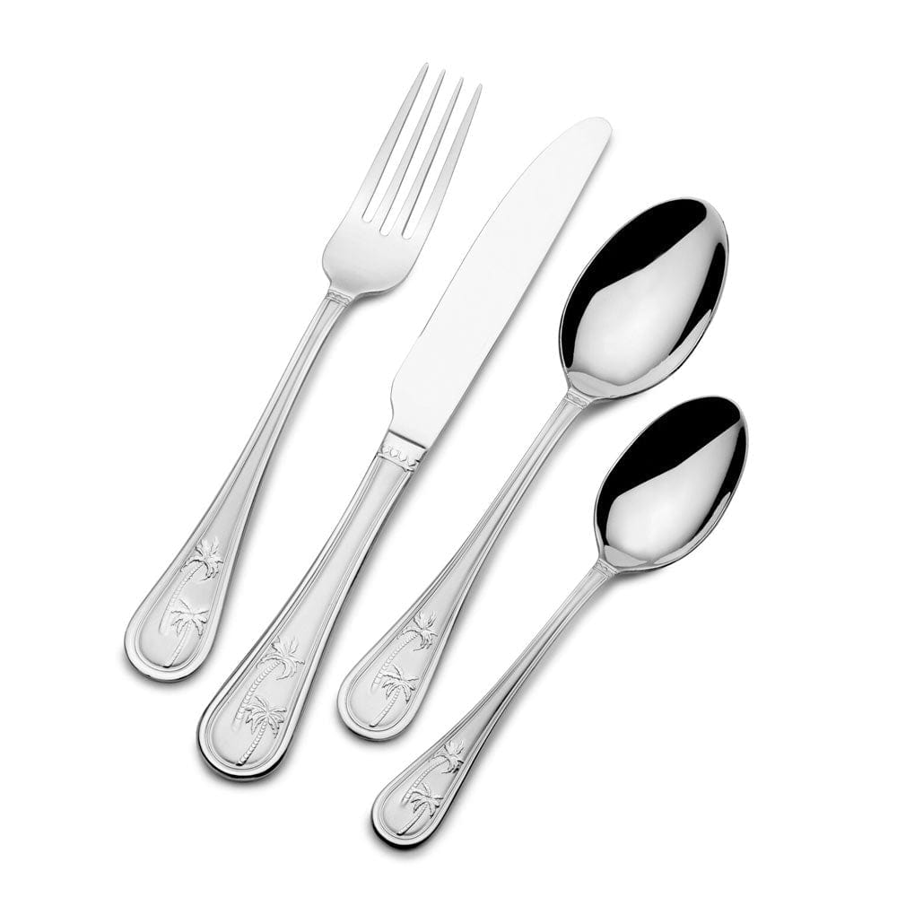 Palm Breeze 16 Piece Flatware Set, Service For 4