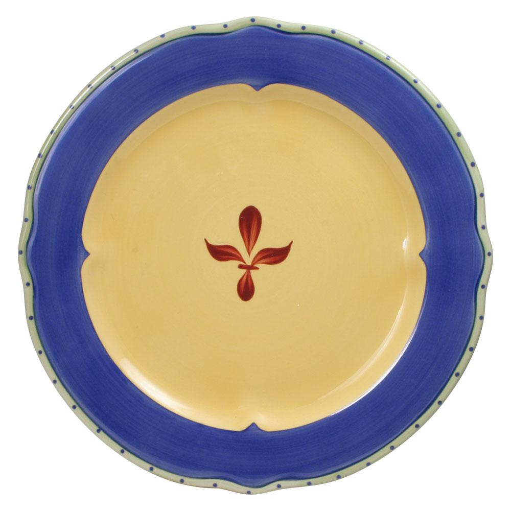 Pistoulet Dinner Plate With Blue Band