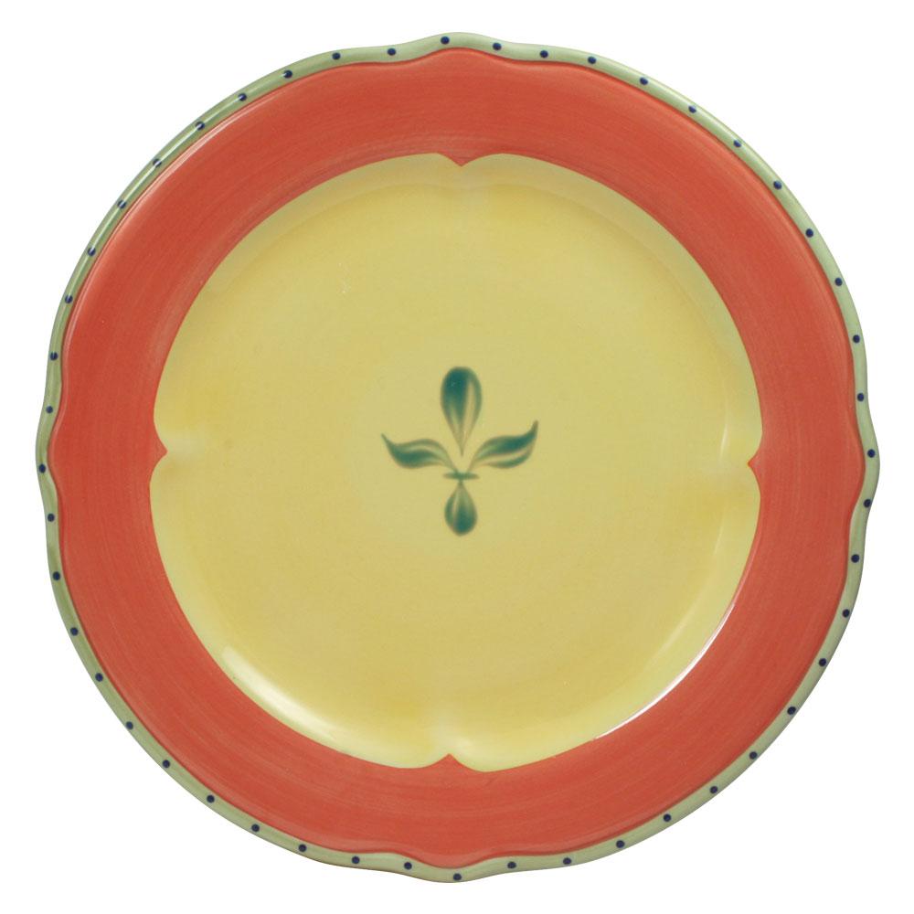 Pistoulet Dinner Plate With Red Band