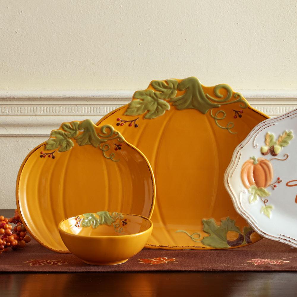 Plymouth Pumpkin Plate