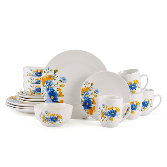 Rhea 16 Piece Dinnerware Set, Service For 4