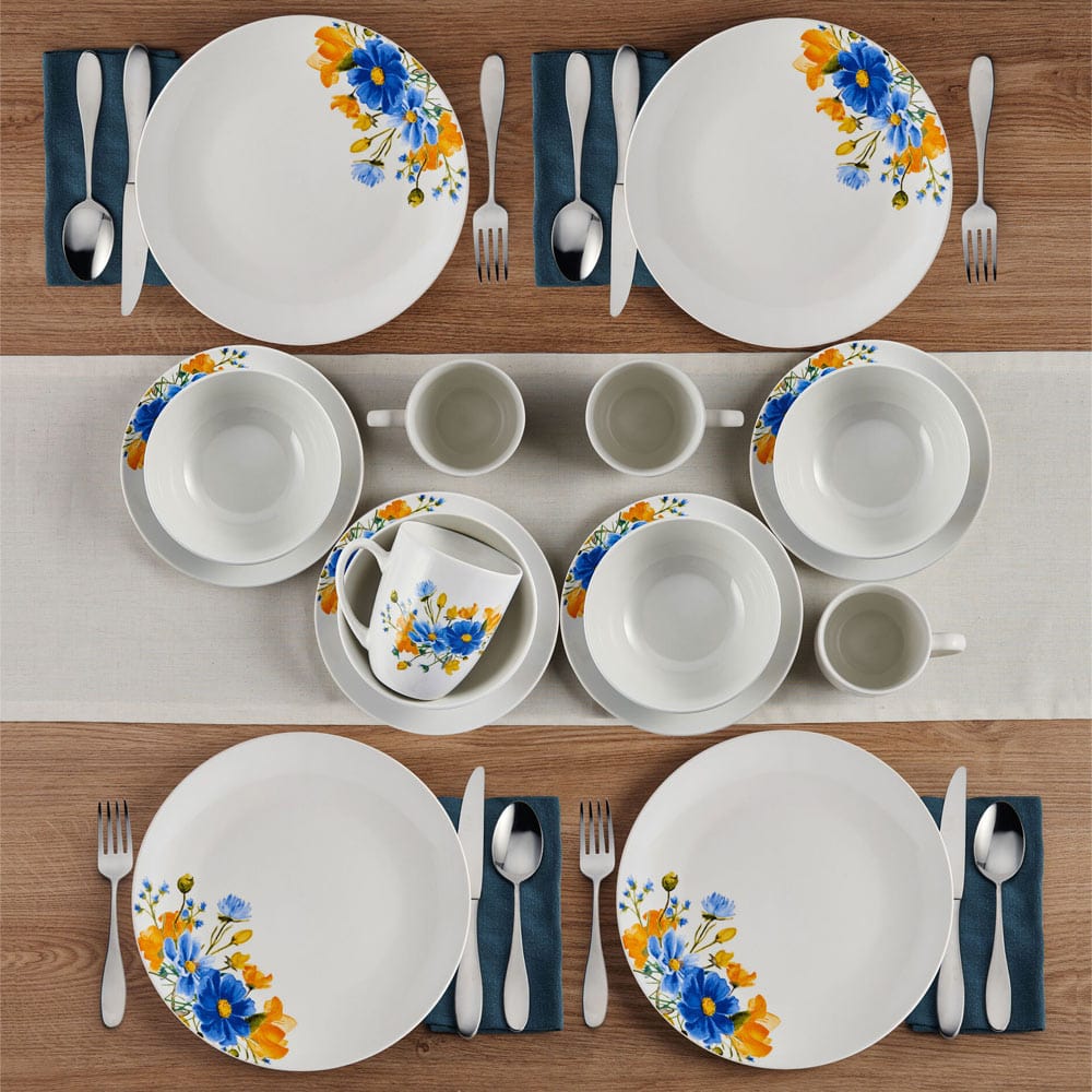 Rhea 16 Piece Dinnerware Set, Service For 4