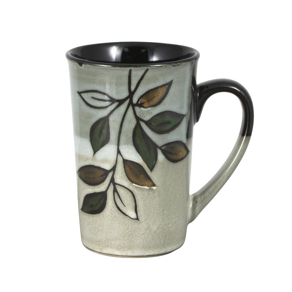 Rustic Leaves Latte Mug