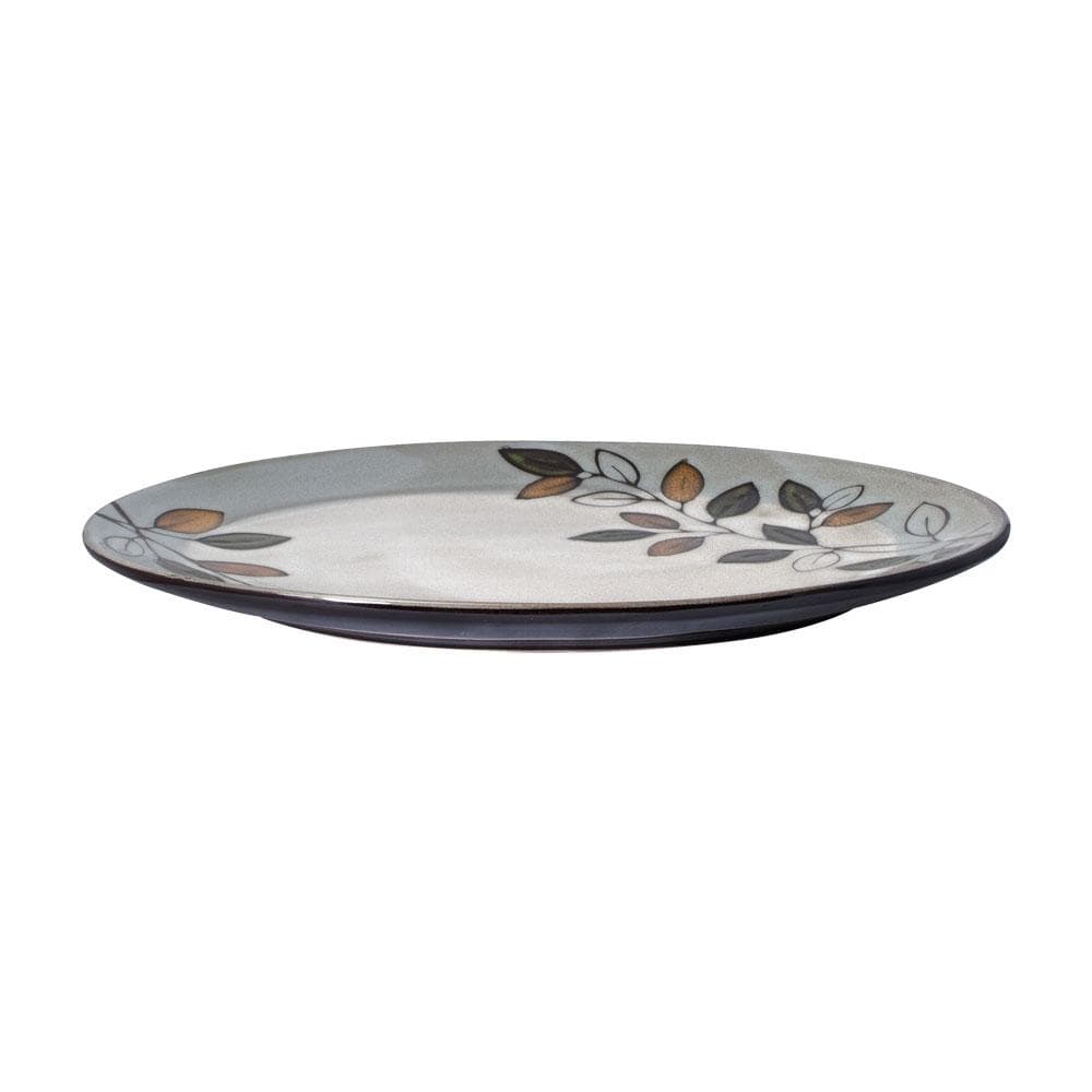 Rustic Leaves Oval Platter