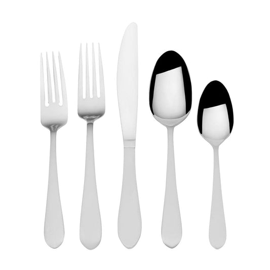 Salisbury Satin 20 Piece Flatware Set With Caddy, Service For 4