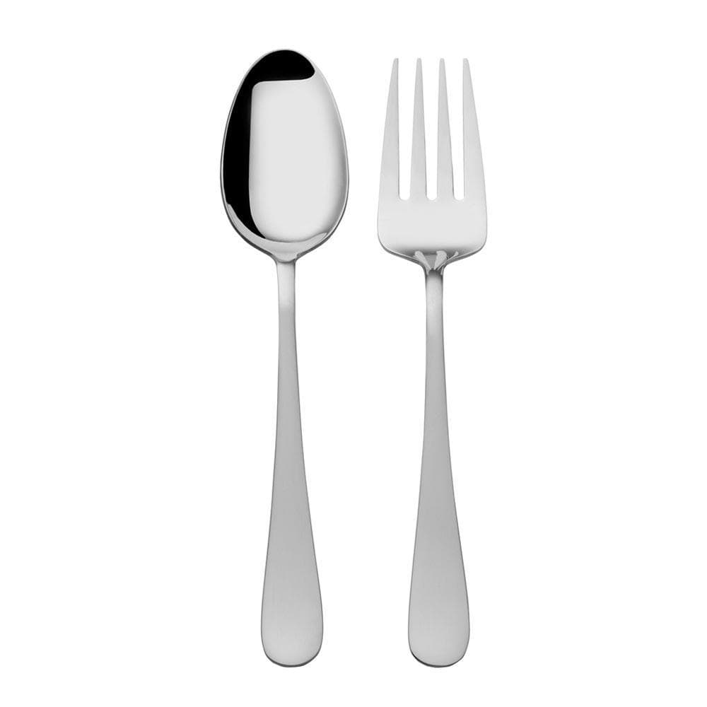 Satin Symmetry 42 Piece Flatware Set, Service For 8