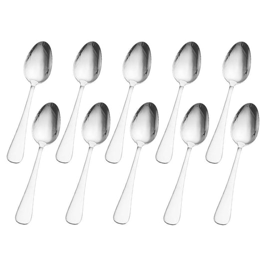 Satin Symmetry Set Of 10 Dinner Spoons