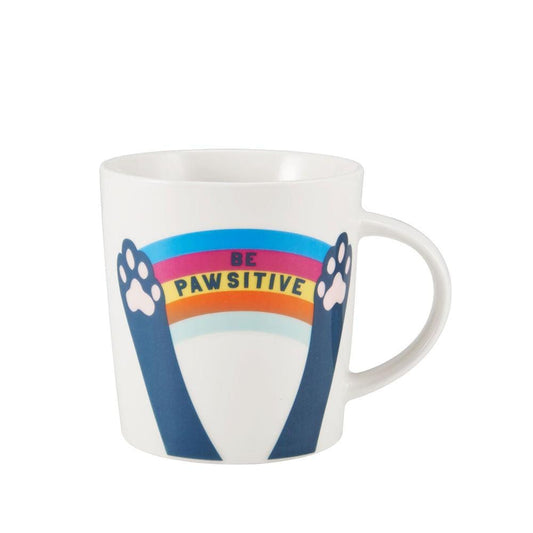 Sentiment Mugs Be Pawsitive Mug