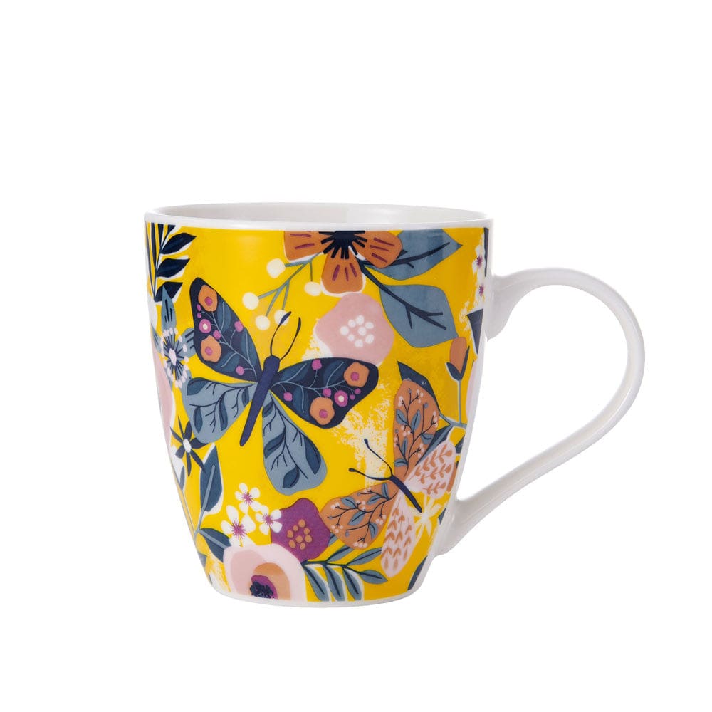 Sentiment Mugs Butterfly Flowers Mug