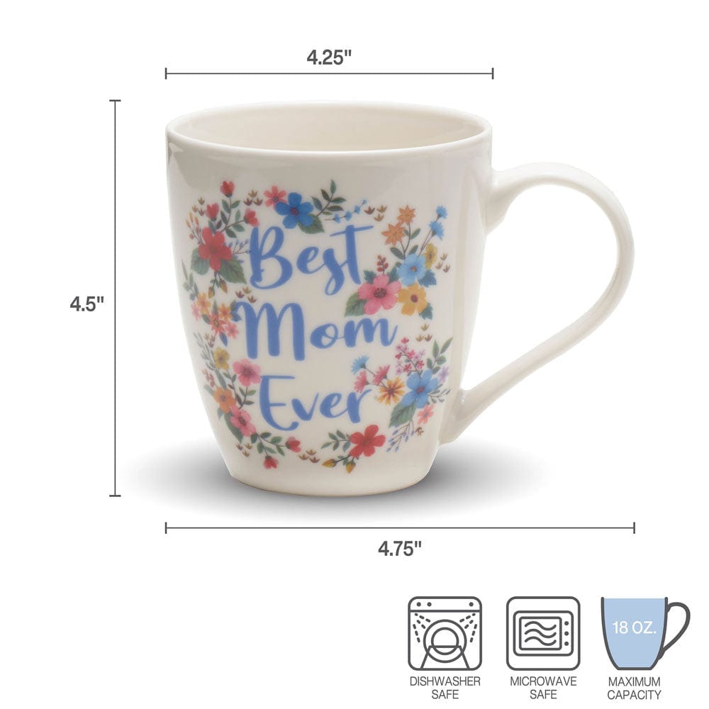 Sentiment Mugs Set Of 2 Best Daughter Best Mom Ever Mugs