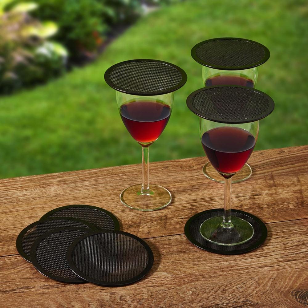 Set Of 8 Drink Covers And Coasters