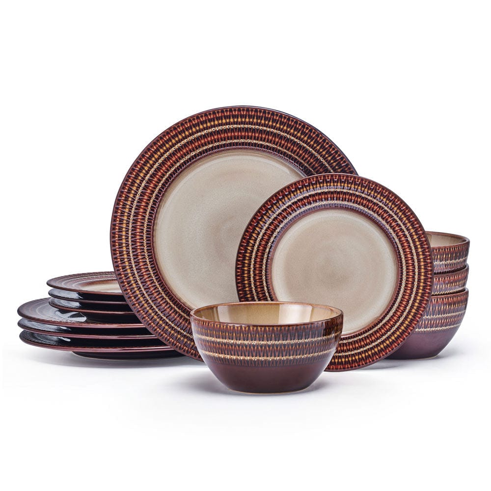 Skylar 12 Piece Dinnerware Set, Service For 4