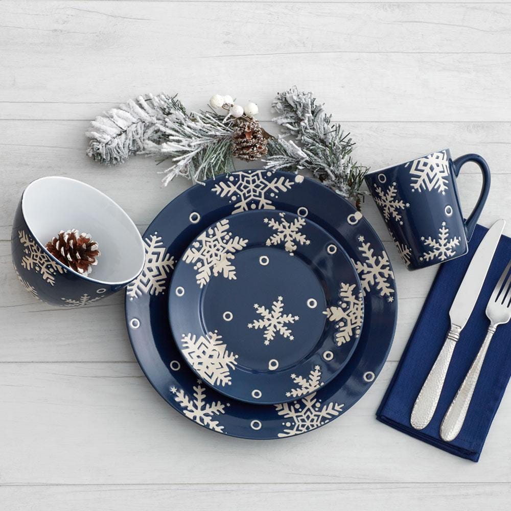 Snow Flurry Dinnerware Set