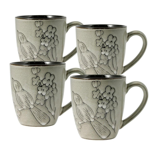 Song Bird Set Of 4 Mugs