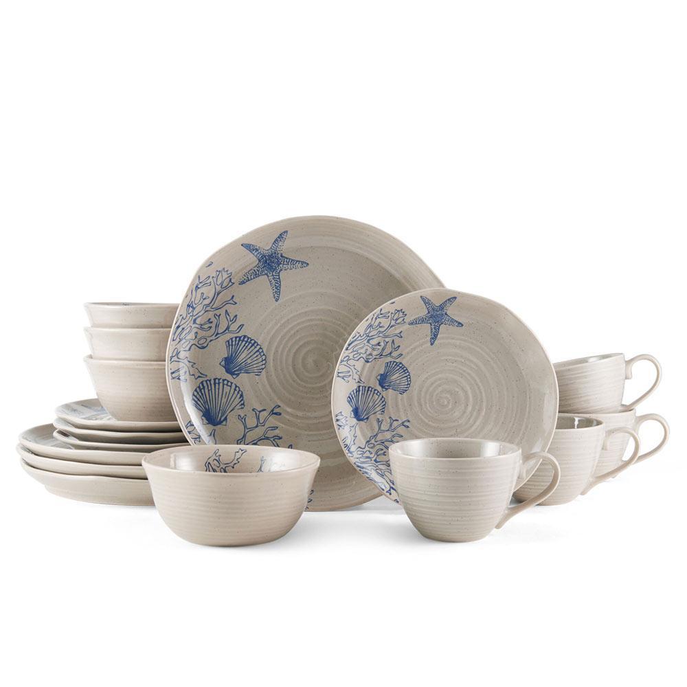 Southport 16 Piece Dinnerware Set, Service For 4