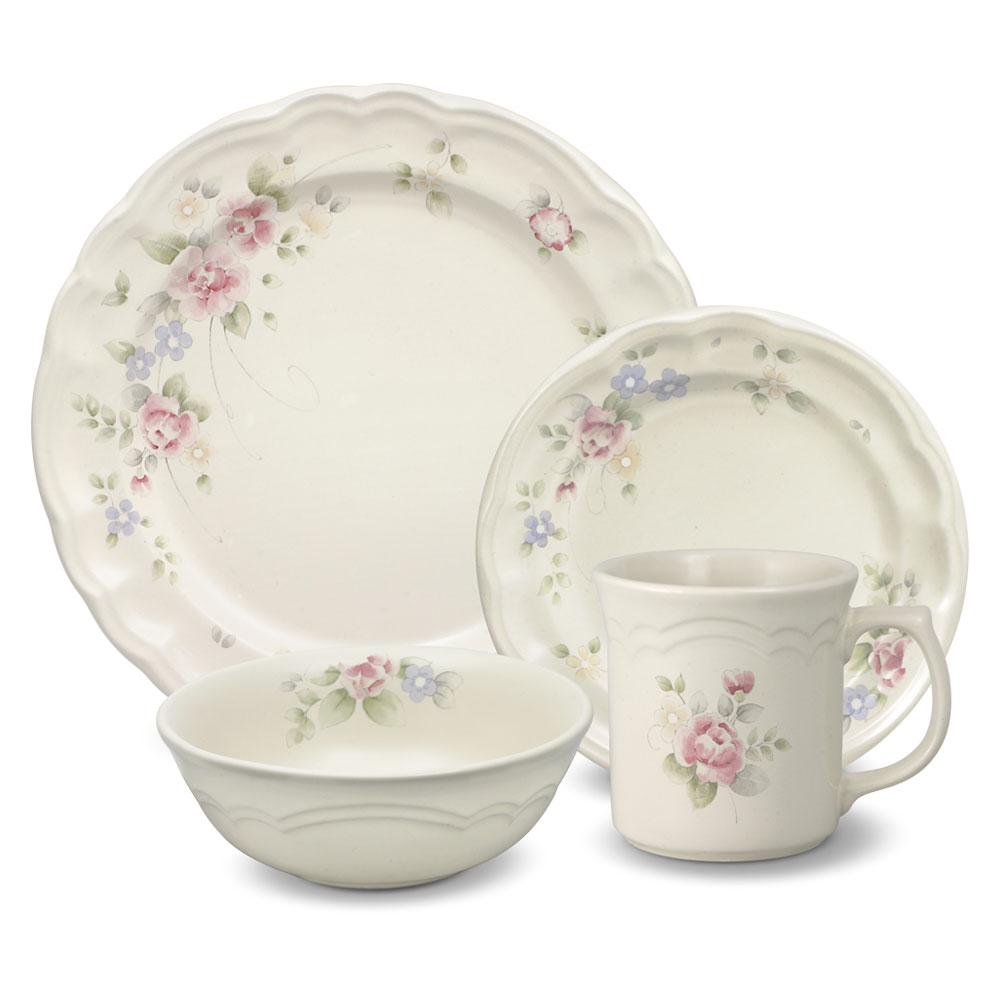 Tea Rose Dinnerware Set