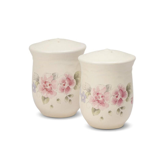 Tea Rose Salt And Pepper Set